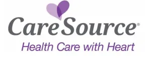 CareSource logo. Health Care with Heart.